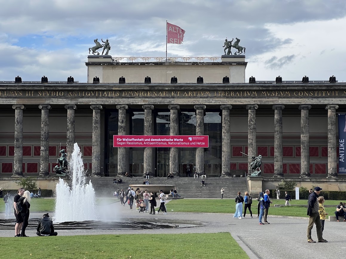 Perhaps on your bucket list: the Altes Museum in Berlin on a beautiful fall day.
